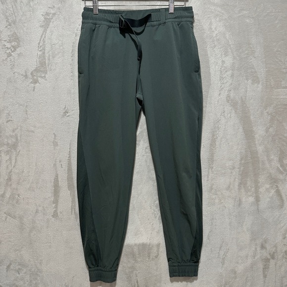 Athleta Pants - Athleta Quest Jogger Pants Womens 6 Green Hiking Athletic Mesh Panels RN 54023